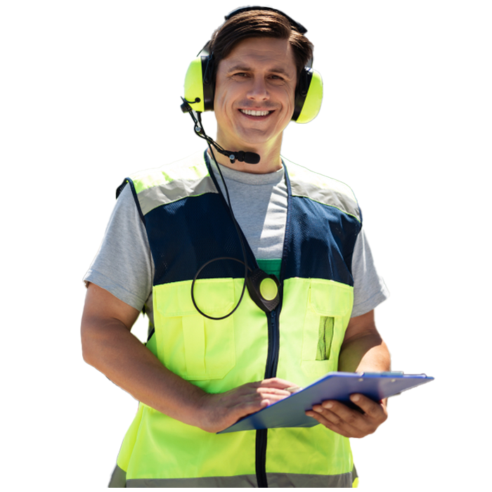 Uniformen für Flughafen-Bodenpersonal