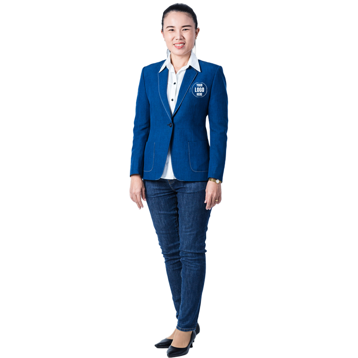 Blaue Blazer-Business-Uniform