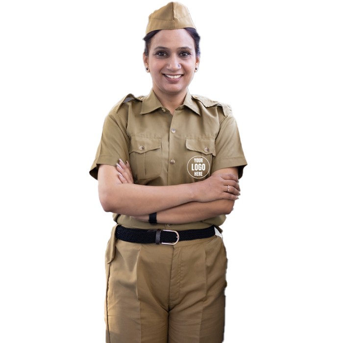 Khaki Fahrer-Uniform