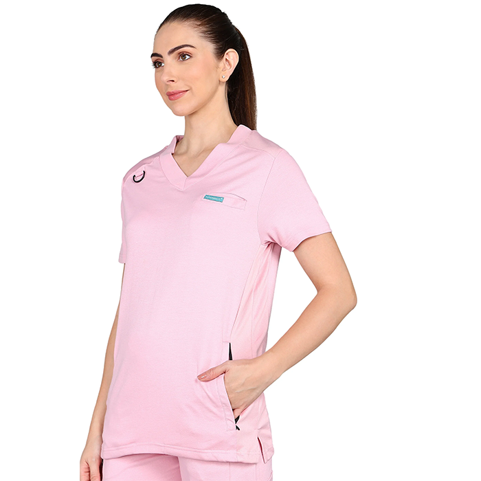 Damen Jogger-Oberteil mit Hose Scrub-Set